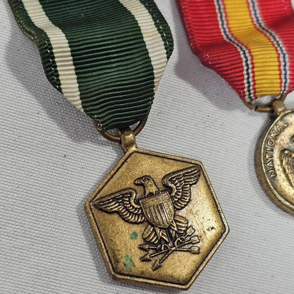 Vintage US Navy Milita Miniature Dinner Dress Unifor Medals Expert Pistol Rifle - Picture 5 of 12